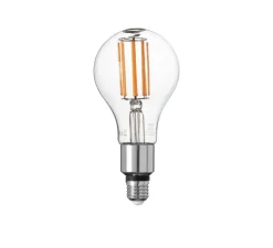 Ampoule LED, E27, Standard, Transparent, filaments, 2700K, 3500 lm, Ø9,5cm, H19,5cm - Nedgis