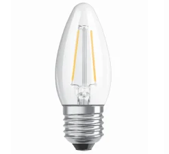 Ampoule*Osram Ampoule LED, E27, Superstar Classic B 40 , , dim, 2700K, 470 lm, Ø3,5cm, H9,7cm - Transparent