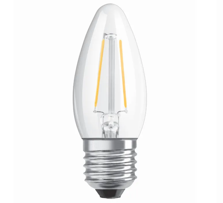 Ampoule*Osram Ampoule LED, E27, Superstar Classic B 40 , , dim, 2700K, 470 lm, Ø3,5cm, H9,7cm - Transparent