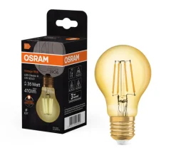 Ampoule*Osram Ampoule LED, E27,Classic A 35, , 4W, 2400K, 410 lm, Ø6cm, H10,5cm - or