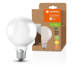 Ampoule*Osram Ampoule LED, E27,Classic Globe 95 energy efficiency class A, , 3000K, 840 lm, Ø9,5cm, H14cm - dépolie