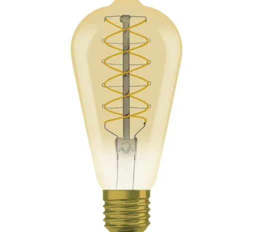 Ampoule LED, E27,Edison 37, or, dim, 4,8W, 2200K, 420 lm, Ø6,4cm, H14cm - Osram