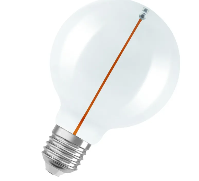 Ampoule*Osram Ampoule LED, E27,Globe 95 filament magnétique, , 2,2W, 2700K, 150 lm, Ø9,5cm, H13,8cm - transparent
