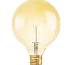 Ampoule*Osram Ampoule LED, E27,Globe 22, , 2,5W, 2400K, 220 lm, Ø12,4cm, H16,8cm - or