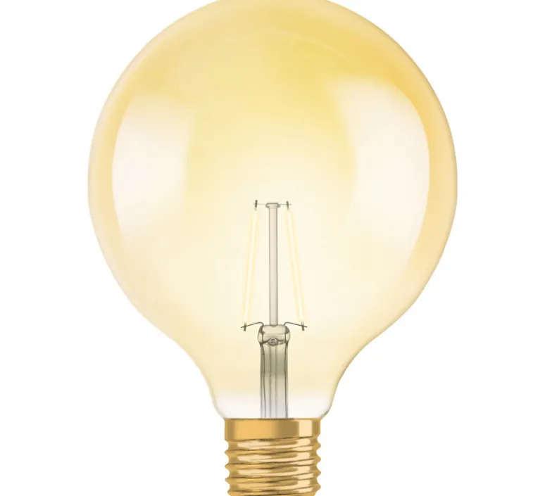 Ampoule*Osram Ampoule LED, E27,Globe 22, , 2,5W, 2400K, 220 lm, Ø12,4cm, H16,8cm - or