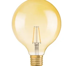 Ampoule*Osram Ampoule LED, E27,Globe 22, , 2,5W, 2400K, 220 lm, Ø12,4cm, H16,8cm - or