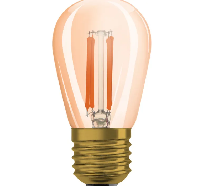 Ampoule*Osram Ampoule LED, E27,Mini Edison ST 45, , dim, 4,9W, 2200K, 360 lm, Ø4,5cm, H8,8cm - or