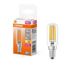 Ampoule LED, E14,Special T26 55 300°, transparent, dim, 2700K, 730 lm, Ø2,5cm, H8cm - Osram