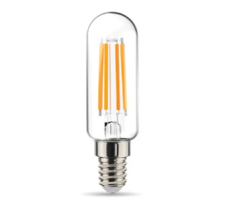 Ampoule LED, E14,T25, transparent, dim, 2700K, 470 lm, L2,5cm, H9cm - Daylight Italia