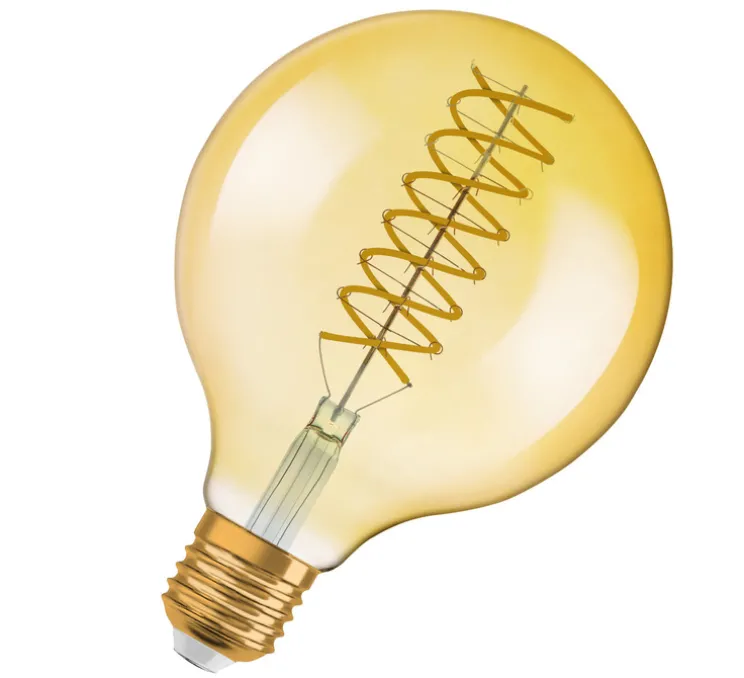 Ampoule LED, E27,Vintage 1906 Globe 60, or, dim, 2400K, 806 lm, Ø12,5cm, H16,8cm - Osram
