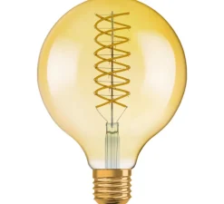 Ampoule LED, E27,Vintage 1906 Globe 60, or, dim, 2400K, 806 lm, Ø12,5cm, H16,8cm - Osram