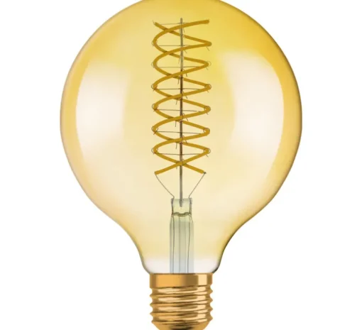 Ampoule LED, E27,Vintage 1906 Globe 60, or, dim, 2400K, 806 lm, Ø12,5cm, H16,8cm - Osram