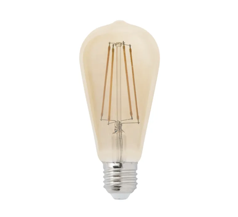 Ampoule*Faro Ampoule LED, Filament Amber, , Ø6,4cm, H14,6cm - ambre