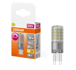 Ampoule LED, G9, PIN 50, Transparent, dim, 2700K, 600 lm, Ø1,8cm, H5,9cm - Osram