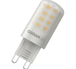 Ampoule LED, G9,Pin 37 300°, dépolie, 4,2W, 2700K, 430 lm, Ø1,8cm, H4,9cm - Osram