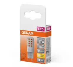 Ampoule LED, G9,Pin 37 300°, dépolie, 4,2W, 2700K, 430 lm, Ø1,8cm, H4,9cm - Osram
