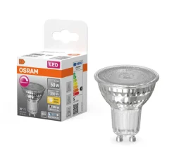 Ampoule*Osram Ampoule LED, GU10, Par 16 50 36°, , dim, 4,7W, 2700K, 350 lm, CRI ><noscript><img width=
