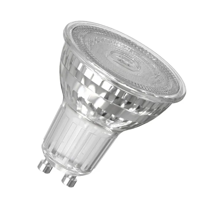 Ampoule LED, GU10, Superstar Par 16 60 36°, transparent, dim, 2700K, 350 lm, CRI >90, Ø5cm, H5,4cm - Osram