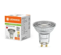Ampoule LED, GU10,PAR16 35 36°, Transparent, dim, 3000K, 230 lm, CRI ><noscript><img width=