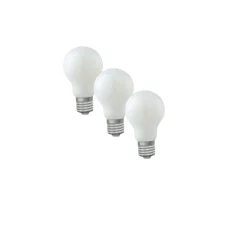 Ampoule LED, Kit 3 E27, Standard, Blanc opalin, 2700K, 950 lm, Ø6cm, H10,5cm - Nedgis