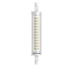 Ampoule LED, R7S L11,8cm, Slim Line 118, transparent, 2700K, 1521 lm, Ø2cm, H11,8cm - Ledvance