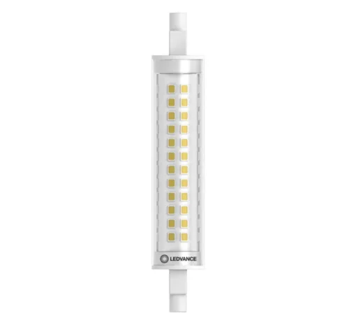 Ampoule LED, R7S L11,8cm, Slim Line 118, transparent, 2700K, 1521 lm, Ø2cm, H11,8cm - Ledvance