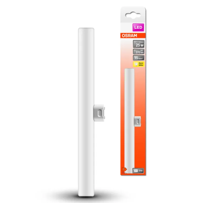 Ampoule*Osram Ampoule LED, S14D, LEDinestra Base 25 145°, , 3,5W, 2700K, 370 lm, Ø2,8cm, H30cm - blanc