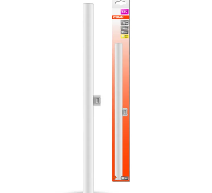 Ampoule LED, S14D,LEDinestra Base 40 145°, blanc, 6W, 2700K, 640 lm, Ø2,8cm, H50cm - Osram