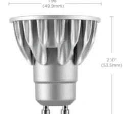 Ampoule LED, Vivid MR16 - GU10, 36°, argent, dim, 3000K, 435 lm, 7,5W, CRI ><noscript><img width=