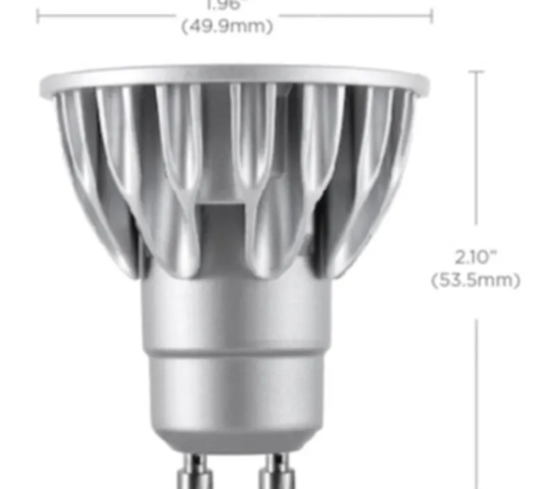 Ampoule*Soraa Ampoule LED, Vivid MR16 - GU10, 25°, , dim, 3000K, 435 lm, 7,5W, CRI >95, Ø4,99cm, H5,35cm - argent