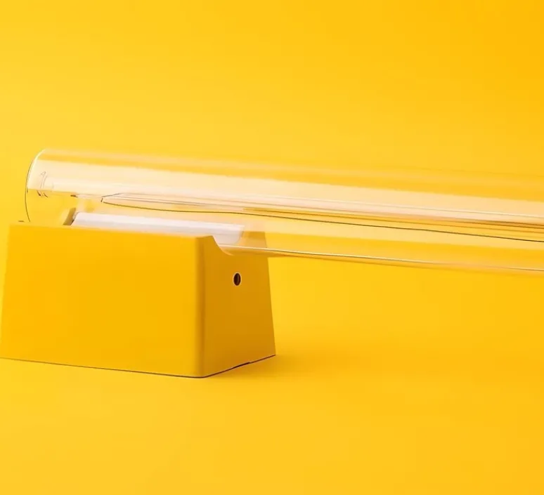 Ampoule*Zangra Ampoule tubulaire, s14S, LED, filament, verre clair, 2200K, 500lm, Ø3cm, L100 cm - transparent