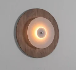 Applique, Aeroplan Bois, LED, 3000K, 1400 lm, Ø47cm, H6.5cm - Loftlight