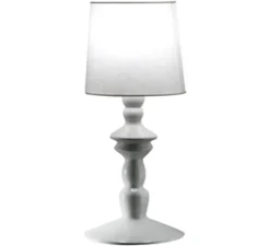 Applique, Ali e Baba, céramique et lin blanc, H60cm, L28cm, P17cm - Karman