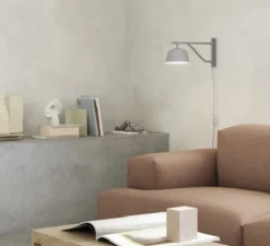 Applique*Muuto Applique, Ambit, , Ø16.7cm, H19.5cm -2700k- gris