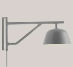 Applique*Muuto Applique, Ambit, , Ø16.7cm, H19.5cm -2700k- gris