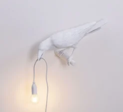 Enfants|Applique*Seletti Applique, Bird Lamp Looking Left Indoor, , L32,8cm, H14,5cm - blanc