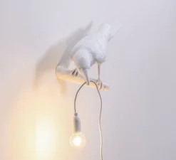 Enfants|Applique*Seletti Applique, Bird Lamp Looking Left Indoor, , L32,8cm, H14,5cm - blanc