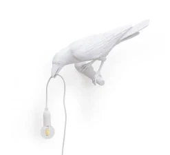 Enfants|Applique*Seletti Applique, Bird Lamp Looking Left Indoor, , L32,8cm, H14,5cm - blanc
