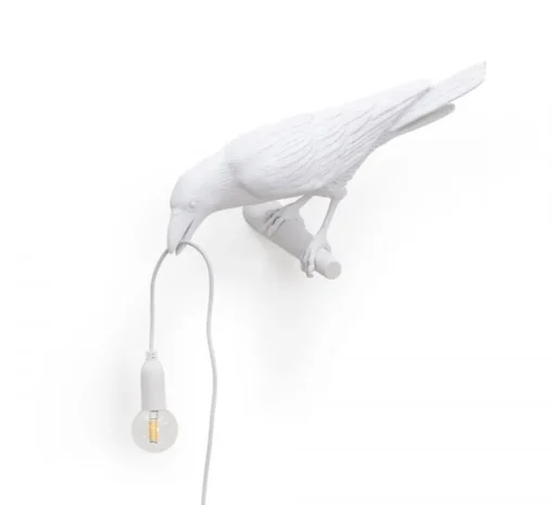 Enfants|Applique*Seletti Applique, Bird Lamp Looking Left Indoor, , L32,8cm, H14,5cm - blanc