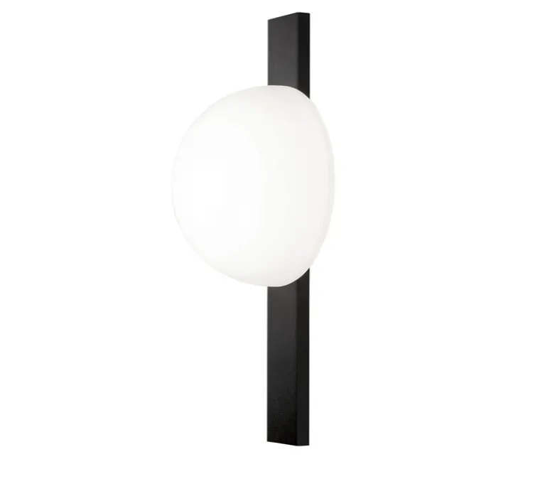 Applique*Estiluz Applique, Circ A-3720, version indoor, , LED, dim, 2700K, 870 lm, L16cm, H30cm - noir mat