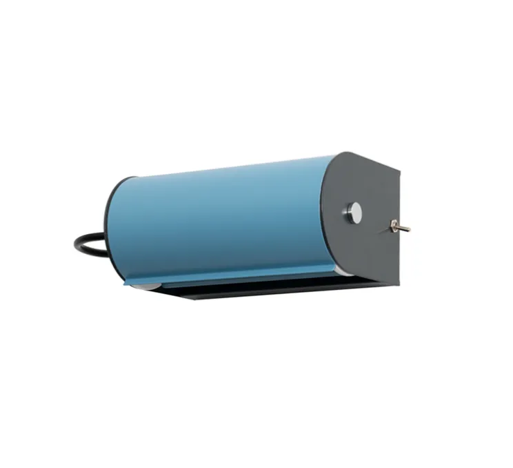 Applique, cylindrique petite, Charlotte Perriand, bleu, L16cm, H7,5cm - Nemo lighting