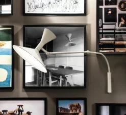 Applique*Nemo Lighting Applique, De Marseille Mini, , L85cm, H50cm - Le Corbusier - blanc