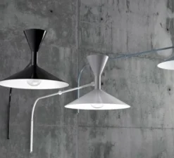 Applique*Nemo Lighting Applique, De Marseille Mini, , L85cm, H50cm - Le Corbusier - blanc