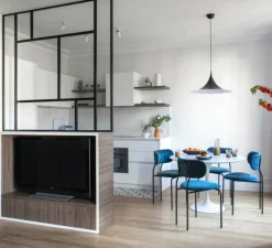 Applique*Nemo Lighting Applique, De Marseille Mini, , L85cm, H50cm - Le Corbusier - blanc