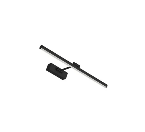 Applique de salle de bain, DIM ECO 45 LED, noir mat, IP44, LED, 3000K, 750 lm, L45cm, H22,5cm - Decor Walther