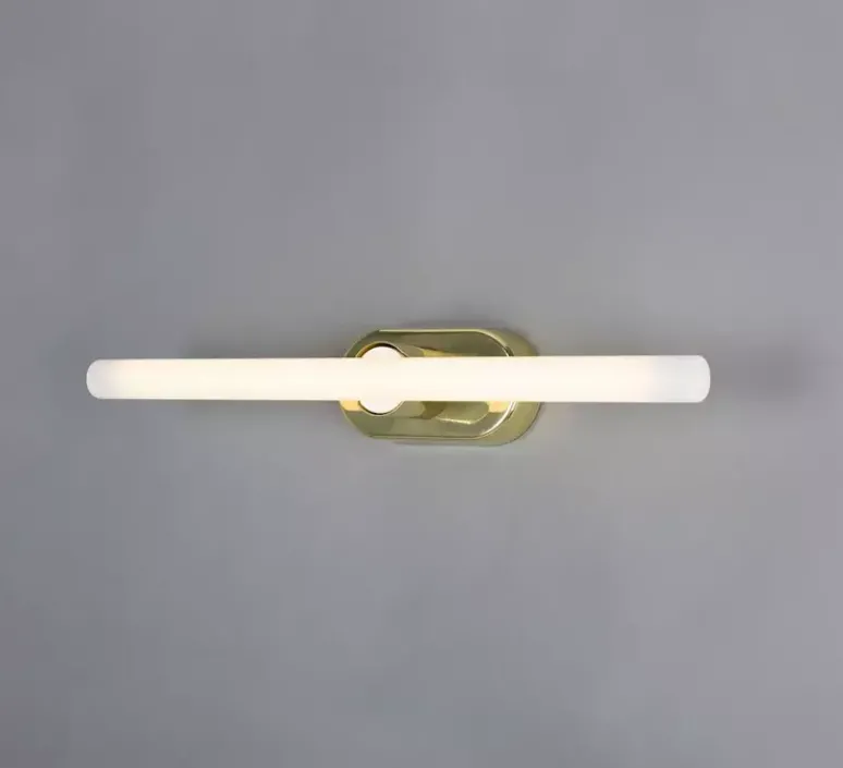 Applique*Mullan Lighting Applique de salle de bain, Valencia Single, , L16cm, H8,5cm - laiton poli