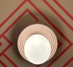 Applique de salle de bain, Alicia Petite, taupe, IP44, L16cm, H16cm-Elements lighting