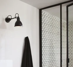 Applique*DCW éditions Paris Applique de salle de bain, Lampe Gras N°304 Bathroom CLI, et , L14,6cm, H15cm - DCW noir