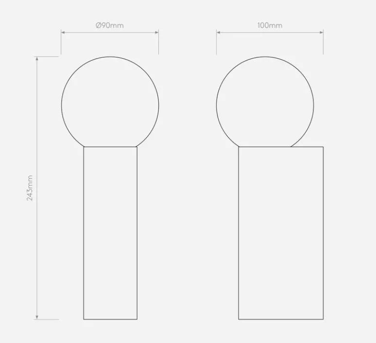 Applique*Astro Applique de salle de bain, Ortona Single, , IP44, L9cm, H24,3cm - chrome poli