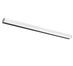 Applique*Faro Applique de salle de bain, NILO-2, , IP44, 0LED, 3000K, 1400lm, L90cm, H4cm - noir